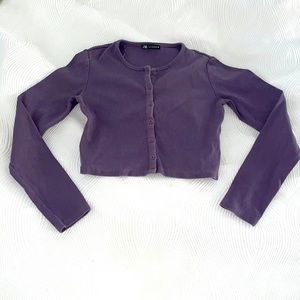Zara Clearance❤️ Long sleeve cardigan top size M